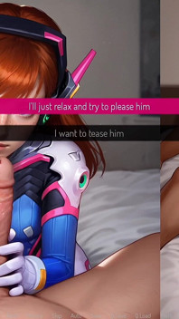 Isteri yang tidak berpuas hati memberikan blowjob kepada kawan suaminya buat kali pertama - lucah animasi hentai 3d - Mila Ai