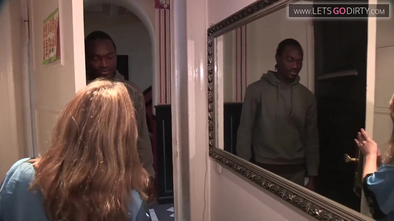 LetsGoDirty Teens: Sexy babe gets an exciting fuck by a black boy...