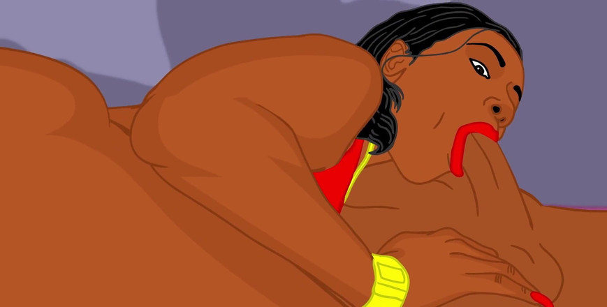 Back Alley Toonz: Tecknad film Cherokee D Röv ger en fantastisk stor röv...