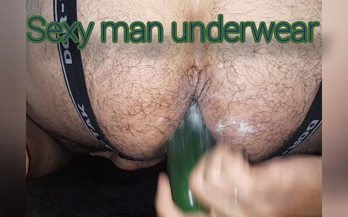 Sexy man underwear: Having anal fun