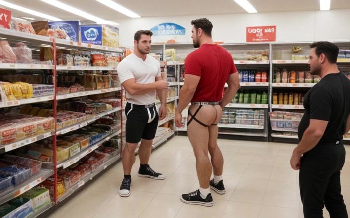 AI gay porn: Ai erzeugte großen schwanz, arschfick