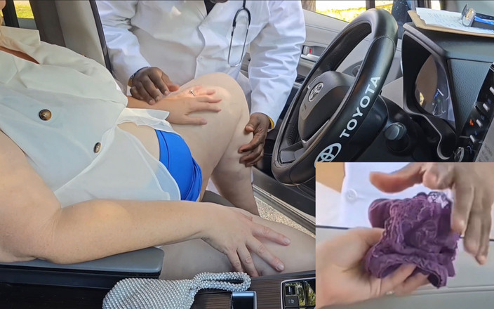 Big juicy ass booty clapper & jamdown: 街上的医生让我脱下我的内裤，把它交给他用于他的研究，我做到了