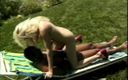 My MILF: Outdoor anal fuck stretches the asshole on this big tit...