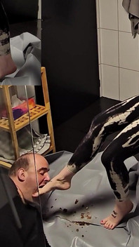 Můj otrok dostane znovu něco k snědku - ne že pořád spadne z ocasu při jízdě-p