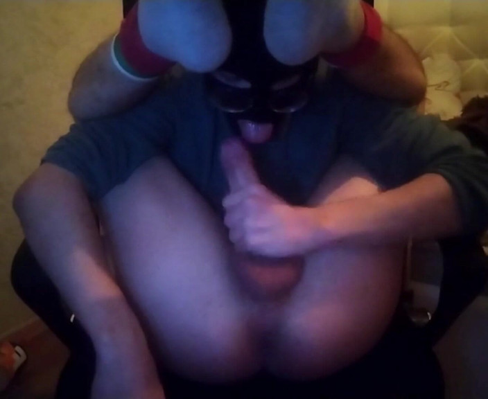 Dinar: Auto-chupando pau grande!