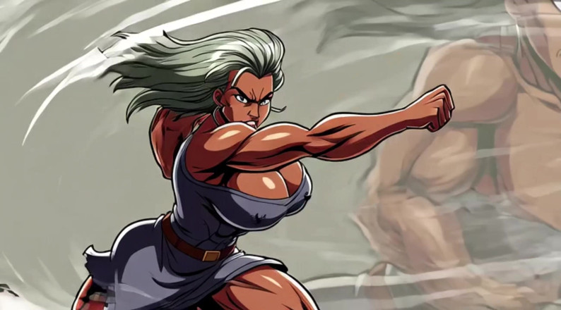 AI Porn: Donne atletiche ai in scene dei cartoni animati