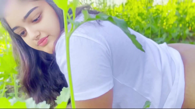 Your_aisha: Desi Beautiful Village Sali Sex in Jungle with Her Jija,...