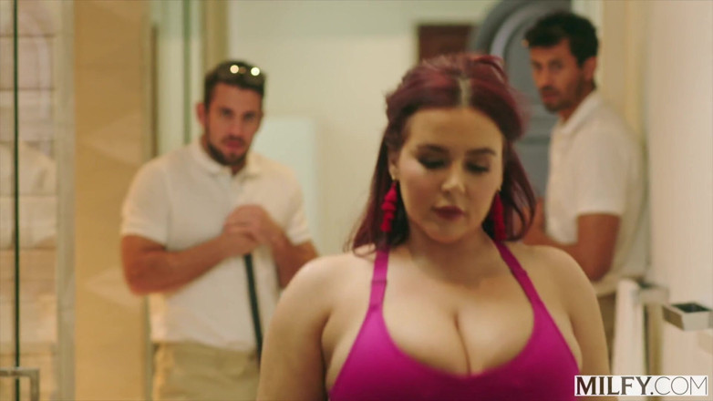 Milfy: Milfy Curvy MILF Natasha Gets Dped by 2 Eager Young Studs