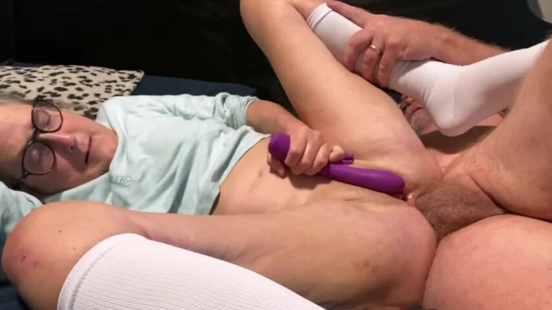 Squirting Senior: Älteres paar hat analsex, großer schwanz, ehemann bläst großen cumshot