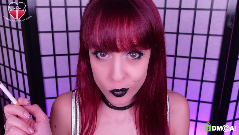 Candystart Videos: धूम्रपान क्लोजअप काले होंठ