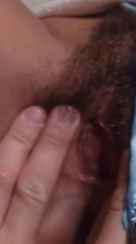 He Follows Her, and When He Catches up to Her, He Fucks Her Hairy Pussy and Her Ass.