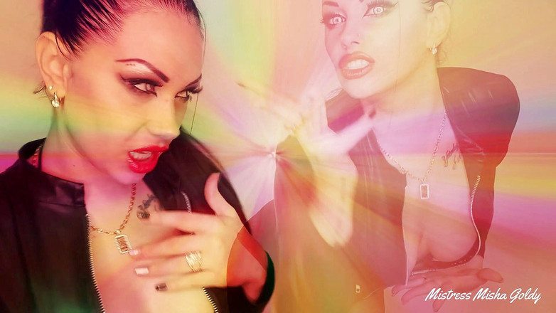 Goddess Misha Goldy: あなたの悪魔のためにあなたのオーガズムを台無しにしてください