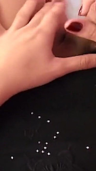 Blonde Babe Fingers Wet Pussy to Shaking Orgasm