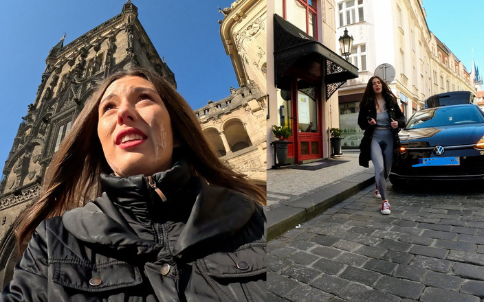 AproductionA: Prag sokaklarında döl yürüyüşü ve ıslatma