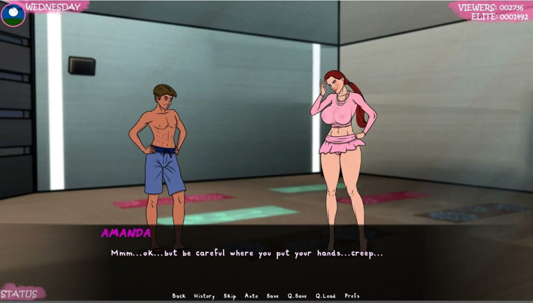 XXX Games Bunk: Senaman seksi di gim bertelanjang atas dan meredah pakaian