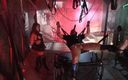 Pervy Studio: Fucking a incapable suspended man slave