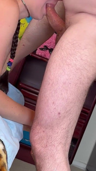 Behind the Scenes of Me Trying My Hardest to Fit This Whole Cock Down My Throat