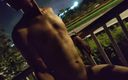 Publicnaker: Masturbating Nude on a Busy Pedestrian Bridge