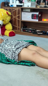 Malayali Wife Feet Massage Doing by Husband