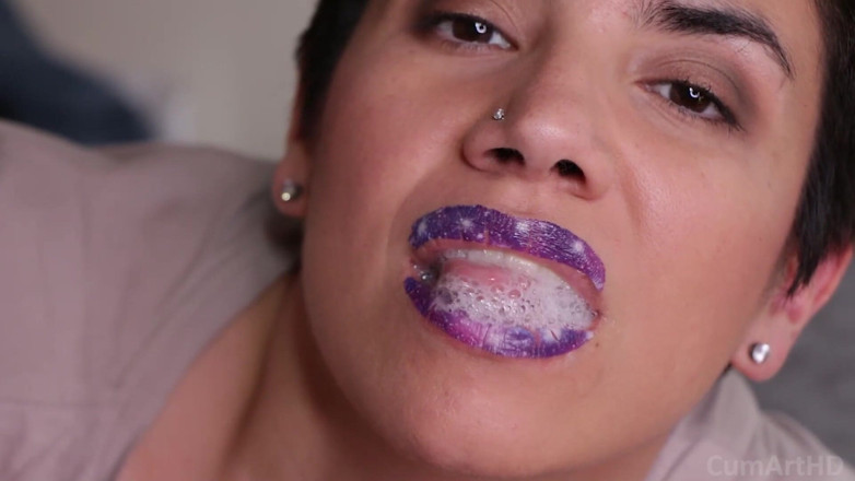 TheArtOfCum: Close up Blowjob and Mouthful