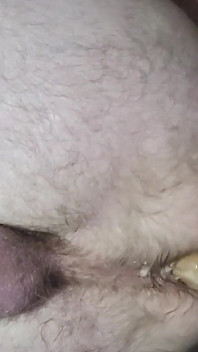 Sahnen aus meiner manpussy beim dildoficken. Wer will einen Geschmack?