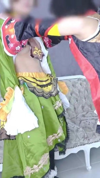 Cosplay Adult Woman Threesome Sex with Two Partners Group Scene