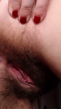 Natural Horny Brunette Shows off Ass Tits and Holes