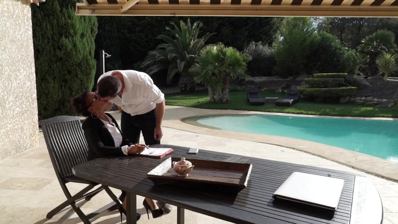 Made In France: Two horny French babes take care of a lucky guy