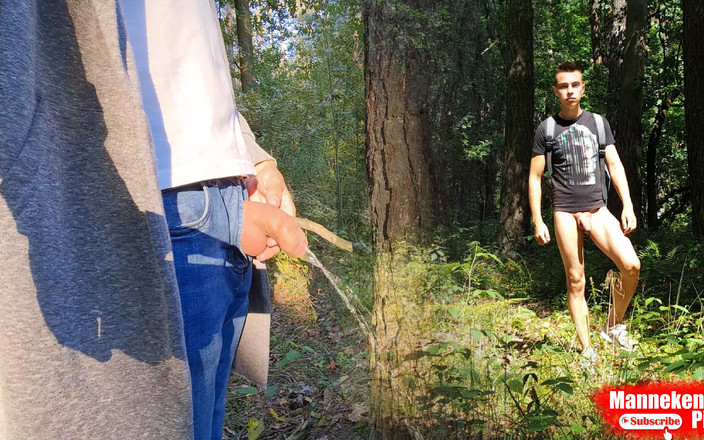 Manneken pis: Na procházce v lese, Dlouhé chcaní pod stromem