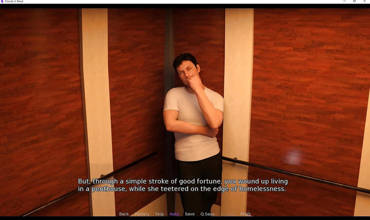 Erotic Krisso: 困っている友達 - 赤毛の熟女