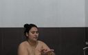 Desi chudai hub: Puja Shaved the Pussy Bath and Masterbet