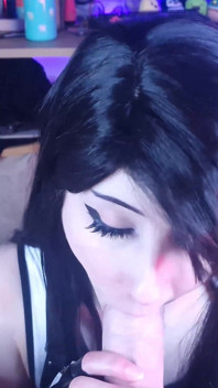 Tifa Lockhart Gives Deepthroat, Huge Tits Titjob and Makes Cloud Cum with Oiled Thighjob