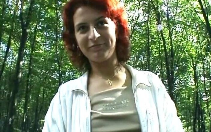 Deutsche Frauen: A Redhead German Woman Loves Masturbating in the Forest