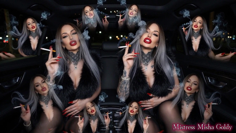 Goddess Misha Goldy: Dovresti essere sul mio sedile posteriore