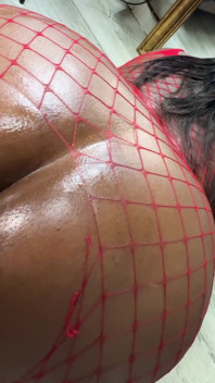 Big Ass Black Slut Loves Gagging on White Cock Before She Gets Fucked