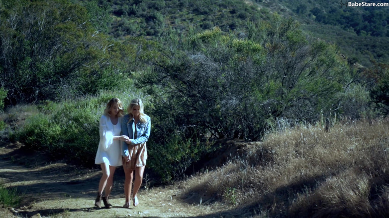 Lesbian Babe Stare: Blonde and busty lesbians have a sexy adventure in the...