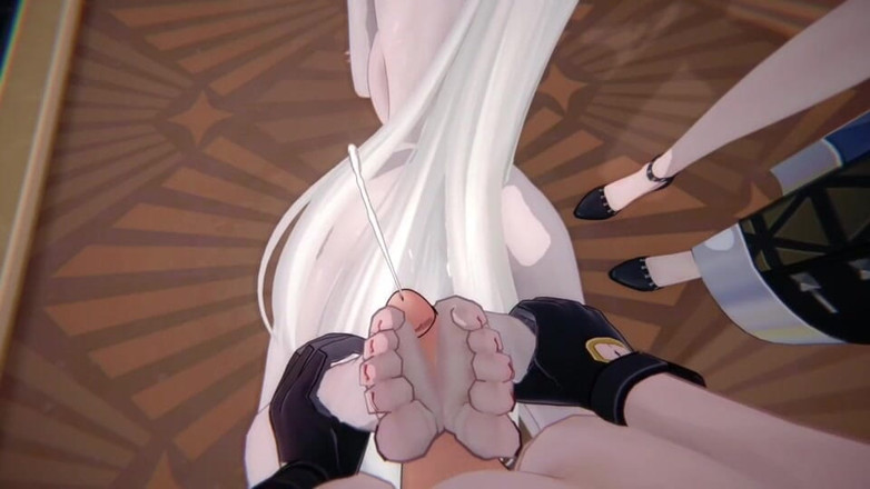 NSFWOtaku: Wuthering Waves - Lucilla X Hiyuki FFM Sex -3d Hentai Animations