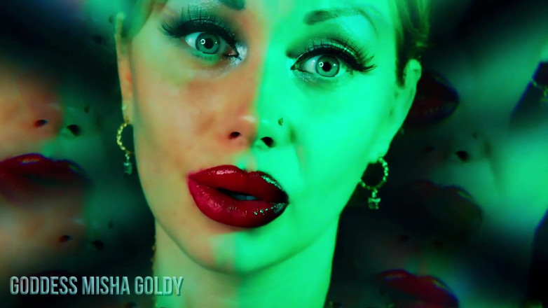 Goddess Misha Goldy: Betoverende portemonnee aftappen! Mijn lippen zijn eigendom van jou en...