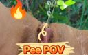Real fun &amp; fetish: Pee POV on the Palm Plantation