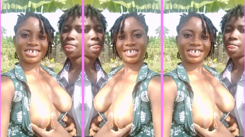 African Beauties: 흑인 십대 레즈 위험한 야외 재미