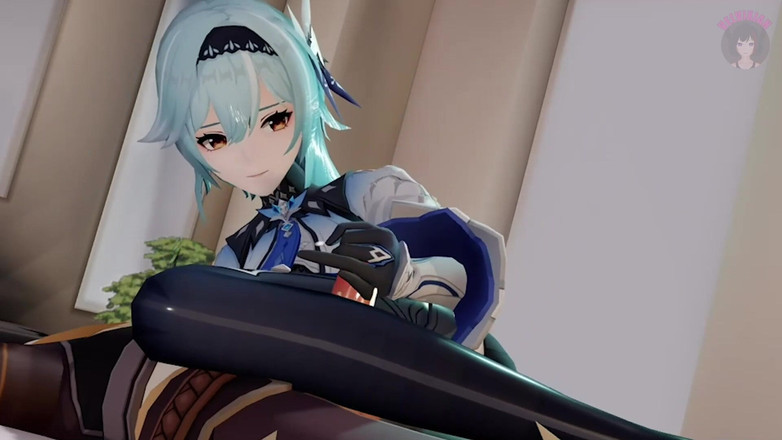 Velvixian: Genshin impact - eula - diz mastürbasyonu + elle muamele