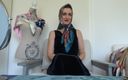 Lady Victoria Valente: In the Satin Shawl Fitting Studio: 5 new headscarves and neckerchiefs...
