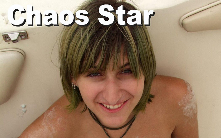 Picticon bondage and fetish: Chaos Star脱衣服，剃毛，粉色