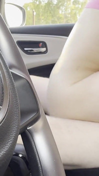 Romantic Car Sex with Asian Teen and Big Creampie