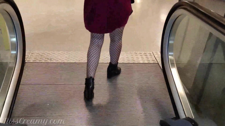 Miss Creamy: Remote Vibrator in the Mall I Control the Teacher's Pussy...