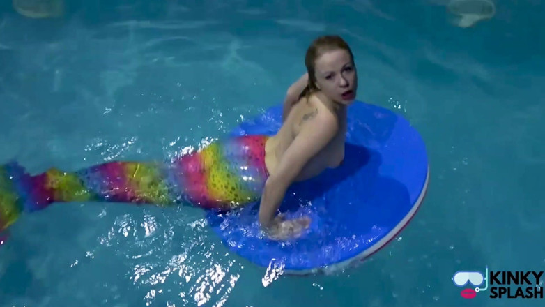 UKCuteGirl Lucy Lauren: Captive Mermaid Teases You in the Pool