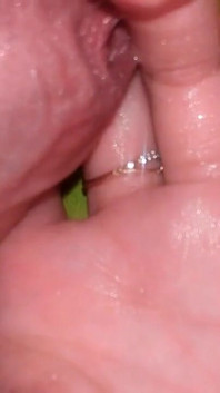 My Stepsister's Hand Is Covered in Precum and Then Thick Cum