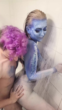 X-men mystique body usuwanie prysznic i jebanie