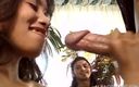 Horny Asian hotties: Une salope asiatique essaye l&amp;#039;échangisme