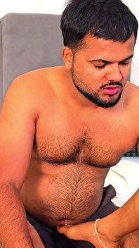Jija Stripped Clothes of Indian Air Hostess Sali and Fucked Her Tight Pussy and Ass Hole, as She Came for Vacation